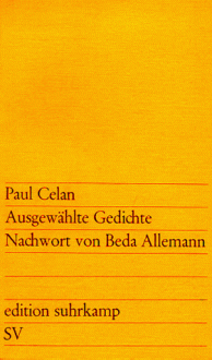 Ausgewählte Gedichte - Paul Celan, Beda Allemann