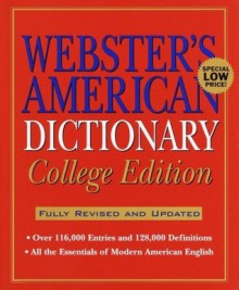 Webster's American Dictionary: College Edition, 2nd Edition - Random House