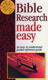 Bible Research Made Easy - Mark Water