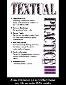 Textual Practice: Volume 4, Number 3, Winter 1990 - Terence Hawkes