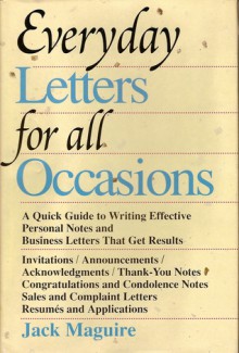 Everyday Letters For All Occasions - Jack Maguire