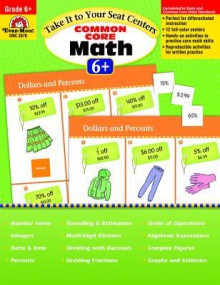 Take It to Your Seat Math Centers, Grade 6+ - Evan-Moor Educational Publishers