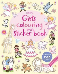 Girls' Colouring and Sticker Book - Jessica Greenwell