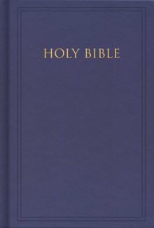 KJV Pew Bible, Blue Hardcover - Holman Bible Publisher