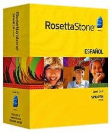 Rosetta Stone Version 3 Spanish (Spain) Level 1 & 2 Set with Audio Companion - Rosetta Stone