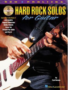 Hard Rock Solos for Guitar [With CD] - Paul Hanson