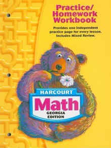 Harcourt Math Georgia Edition Practice/Homework Workbook - Harcourt