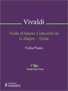 Viola d'Amore Concerto in G Major - Viola - Antonio Lucio Vivaldi