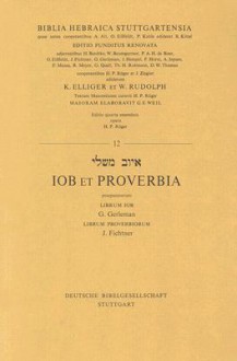 Hebrew Job and Proverbs (Bible) - Anonymous, G. Gerleman