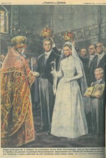 La contessina Sveva della Gherardesca sposa il principe Nicola Romanov. - MOLINO W. -