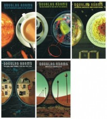 Douglas Adams 5 Books set: The Hitchhiker's Guide to the Galaxy, The Restaurant at the End of the Universe, Life The Universe and Everything, So Long and Thanks for all the Fish, and Mostly Harmless - Douglas Adams, Russell T. Davies