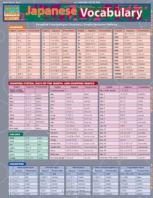 Japanese Vocabulary (Quick Study Academic) - Inc. BarCharts