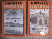 A Means to Freedom: The Letters of H.P. Lovecraft & Robert E. Howard - H.P. Lovecraft, Robert E. Howard, S.T. Joshi, David E. Schultz