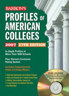 Barron's Profiles of American Colleges - Barron's Educational Series