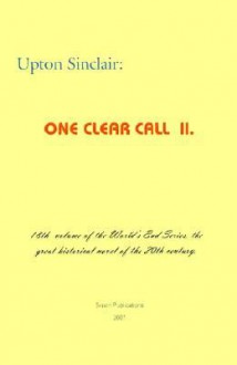 One Clear Call II - Upton Sinclair