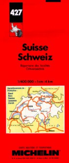 Michelin Country Map Suisse / Schweiz - Michelin Travel Publications