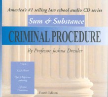 Sum & Substance Audio On Criminal Procedure, (Cd) (Sum & Substance) - Joshua Dressler