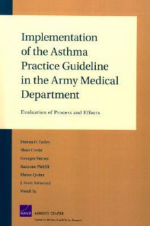 Implementation of the Asthma Practice Guidelines in the Army Medical Department: Final Evaluation - Donna O. Farley