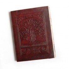 Celtic Tree of Life Handmade Leather Journal 8"x6 - David Friedman