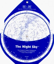 The Night Sky 20°-30°N (Large) Star Finder - David S. Chandler, David Chandler Company, Milky Way by Don Davis