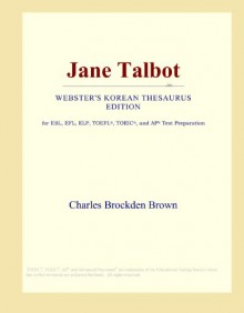 Jane Talbot (Webster's Korean Thesaurus Edition) - Icon Group International