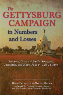 The Gettysburg Campaign in Numbers and Losses: Synopses, Orders of Battle, Strengths, Casualties, and Maps, June 9 - July 14, 1863 - J. David Petruzzi, Steven Stanley