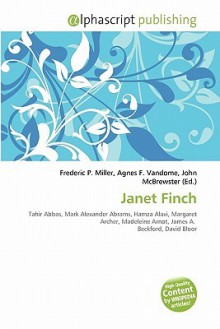 Janet Finch - Agnes F. Vandome, John McBrewster, Sam B Miller II