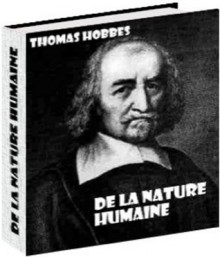 De la nature humaine, par Thomas Hobbes - Thomas Hobbes, le baron D'Holbach