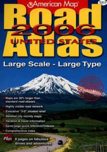 American Map Road Atlas: Large Scale - Large Type - American Map Corporation