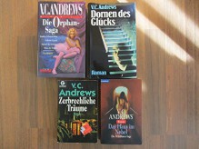 Paket V.C. Andrews: Zerbrechliche Träume. Das Haus im Nebel. Dornen des Glücks. Die Orphan-Saga (Dunkler Schmetterling. Geliebte Crystal. Spiegel der Schatten. Haus der Tränen.) 7 Romane in 4 Büchern! - V.C. Andrews