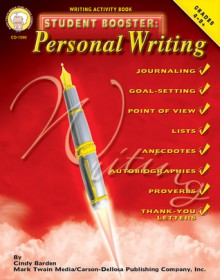 Student Booster: Personal Writing, Grades 4 - 8 - Cindy Barden