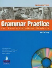 Grammar Practice For Pre Intermediate Students: With Key (With Cd Rom Package) - Metcalf, Steve Elsworth, MIcheal Holley