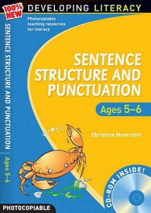 Sentence Structure And Punctuation Ages 5 6: Year 1: 100% New Developing Literacy - Christine Moorcroft