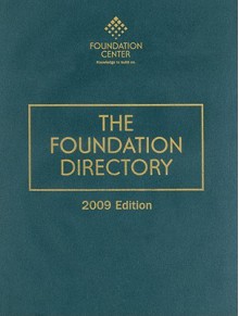 The Foundation Directory 2009 - David G. Jacobs