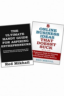 ENTREPRENEUR'S HANDBOOK + ONLINE BIZ IDEAS FOR YOUR NEW HOME BASED CAREER - Red M