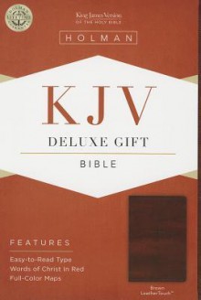 KJV Deluxe Gift Bible, Brown LeatherTouch - Holman Bible Publisher