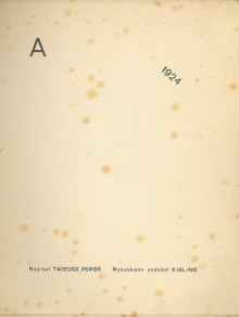 "A" - Tadeusz Peiper