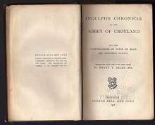 Ingulph's chronicle of the abbey of Croyland - Ingulf (Abbot of Crowland), Peter (of Blois)