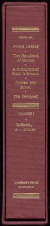 The Contemporary Shakespeare Series, Vol 1: Hamlet/Julius Caesar/The Merchant of Venice/A Midsummer Night's Dream/Romeo & Juliet/The Tempest - A.L. Rowse, Alfred Leslie Rowse, William Shakespeare