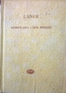 Rozmyślania i inne wiersze - Antoni Lange