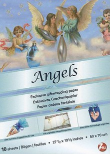 Angels Exclusive Giftwrapping Paper/Exklusives Geschenkpapier/Papier Cadeau Fantaisie - Packo Jansen