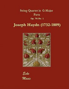 String Quartet in G Major Opus 76 No 1 Parts - Joseph Haydn