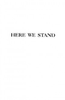 Here We Stand - Hermann Sasse, Theodore G. Tappert