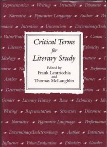 Critical Terms for Literary Study - Frank Lentricchia