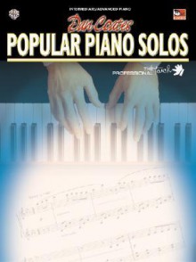 Dan Coates Popular Piano Solos: Advanced Piano Solos (The Professional Touch) - Dan Coates