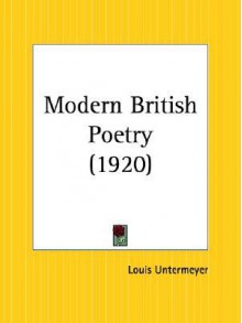 Modern British Poetry - Louis Untermeyer