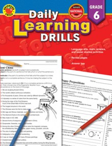 Daily Learning Drills, Grade 6 - Brighter Child, Brighter Child