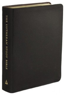 The Lutheran Study Bible Large Print Black Genuine Leather - Concordia Publishing House