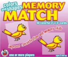 Colors and Shapes Memory Match Game - Frank Schaffer Publications, Frank Schaffer Publications