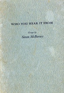 Who You Hear It From: Essays by Simon McBurney - Simon McBurney